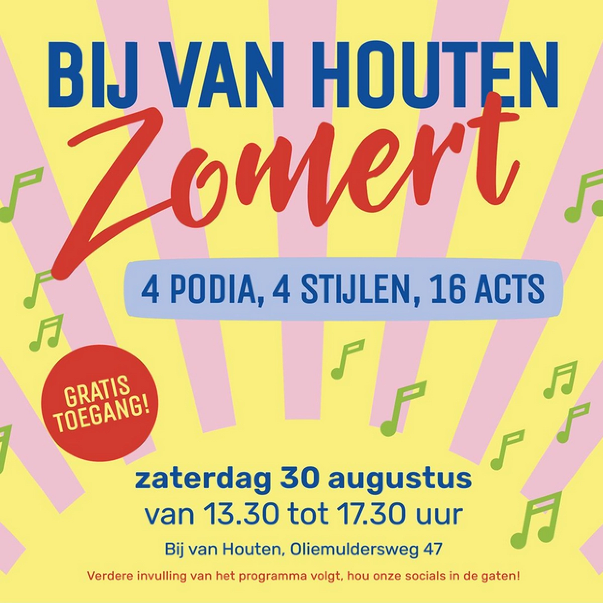 bij Van Houten zomert